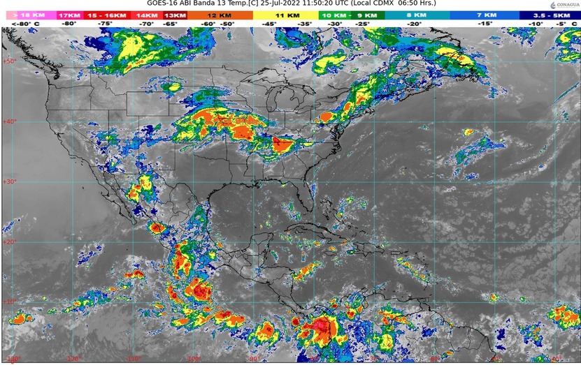 Nueva onda tropical generará chubascos en Quintana Roo