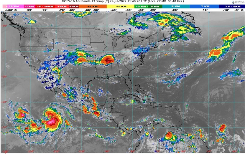 Se mantiene posibilidad de lluvias en Quintana Roo