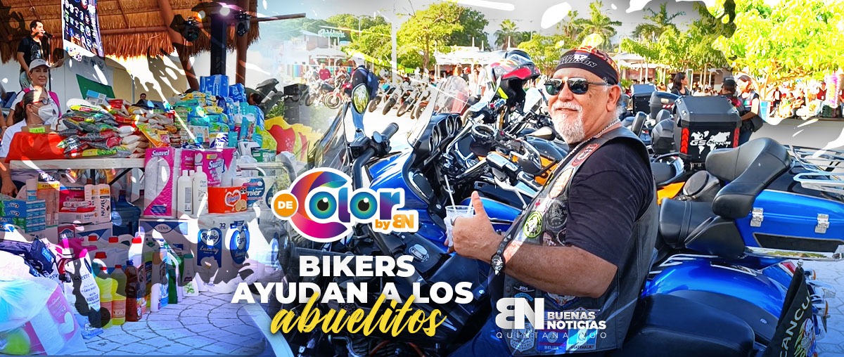 VIDEO: Motociclistas de Cancún ayudan a abuelitos en abandono