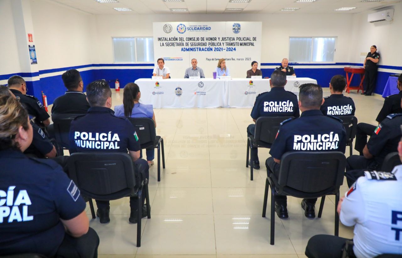 Anuncian guardería para hijos de policías de Playa del Carmen