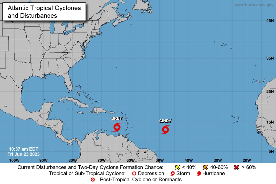 Monitorean 2 tormentas tropicales… ¿Afectarán a Quintana Roo?