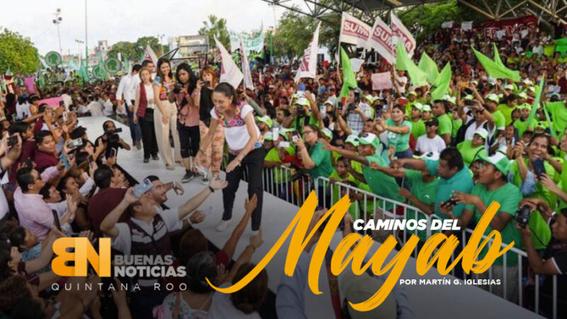 Caminos del Mayab: Líderes ‘verdes’ arropan a Claudia Sheinbaum