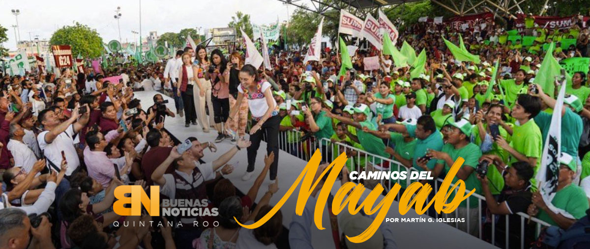 Caminos del Mayab: Líderes ‘verdes’ arropan a Claudia Sheinbaum