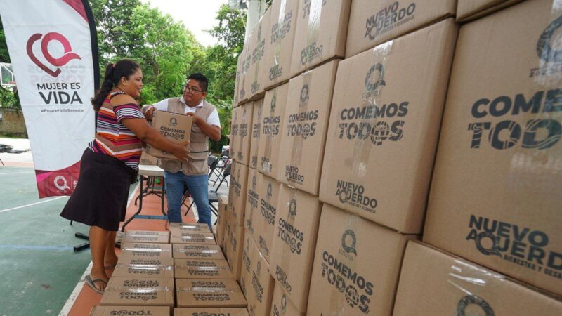 Van más de 33 mil paquetes alimentarios entregados en el estado