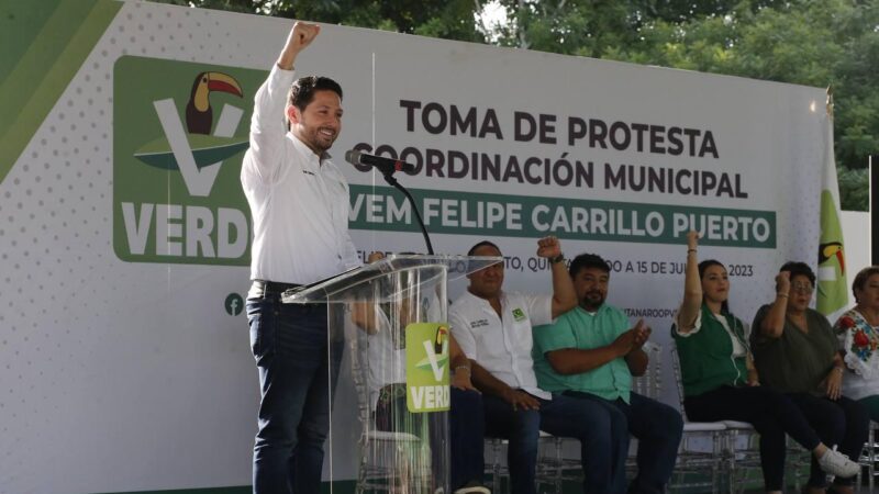 Unidad y organización, los pilares del Verde en Quintana Roo