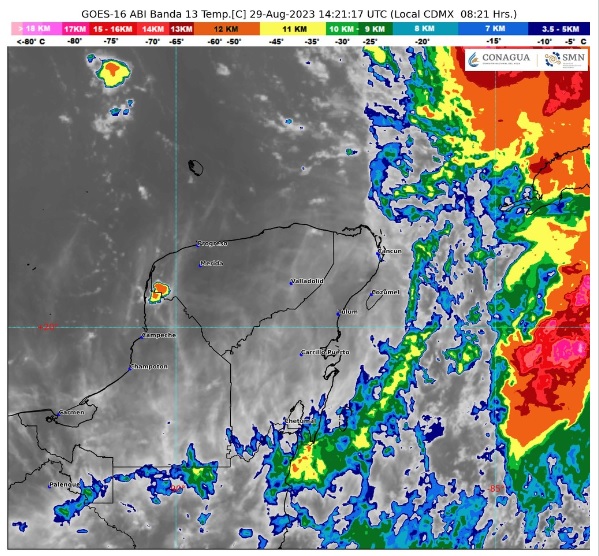 Idalia evoluciona a huracán y traerá más lluvias