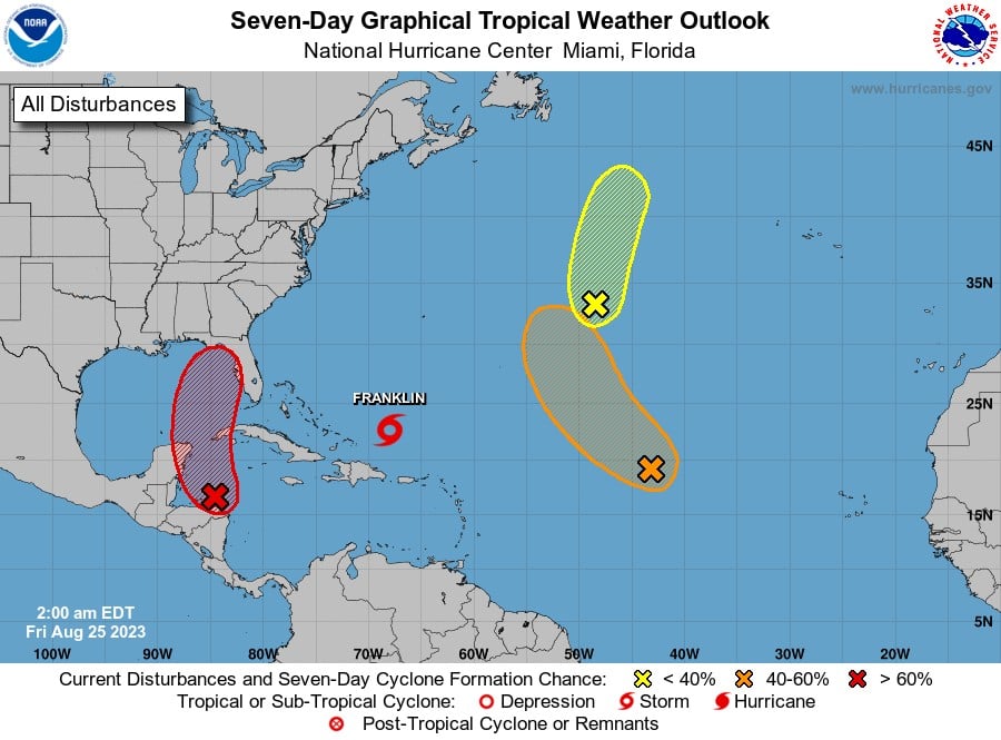 Quintana Roo, en alerta ante zona de baja presión