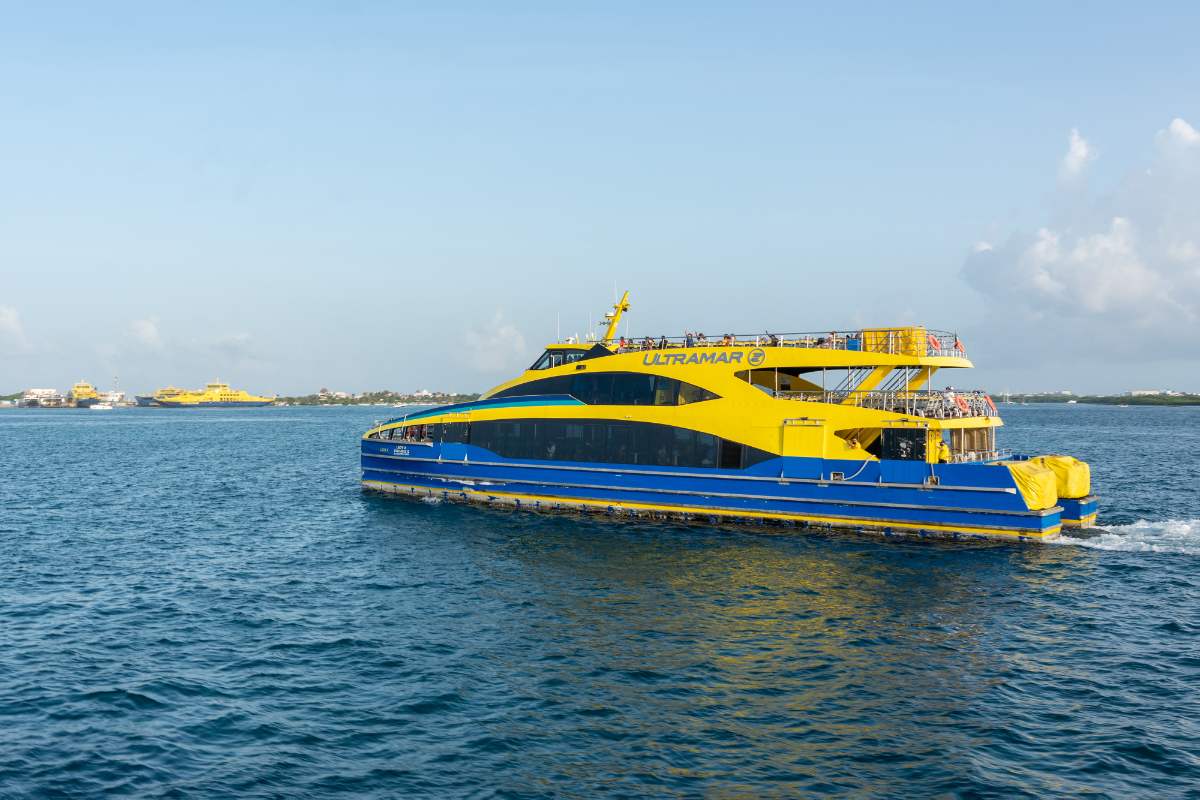 Horarios y costos del ferry en Riviera Maya  por fiestas decembrinas