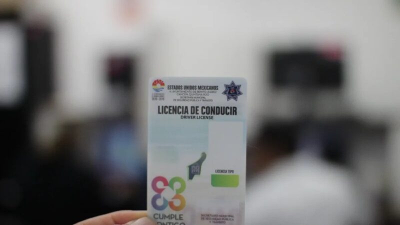 Mira los precios de las licencias de conducir en Cancún este 2024