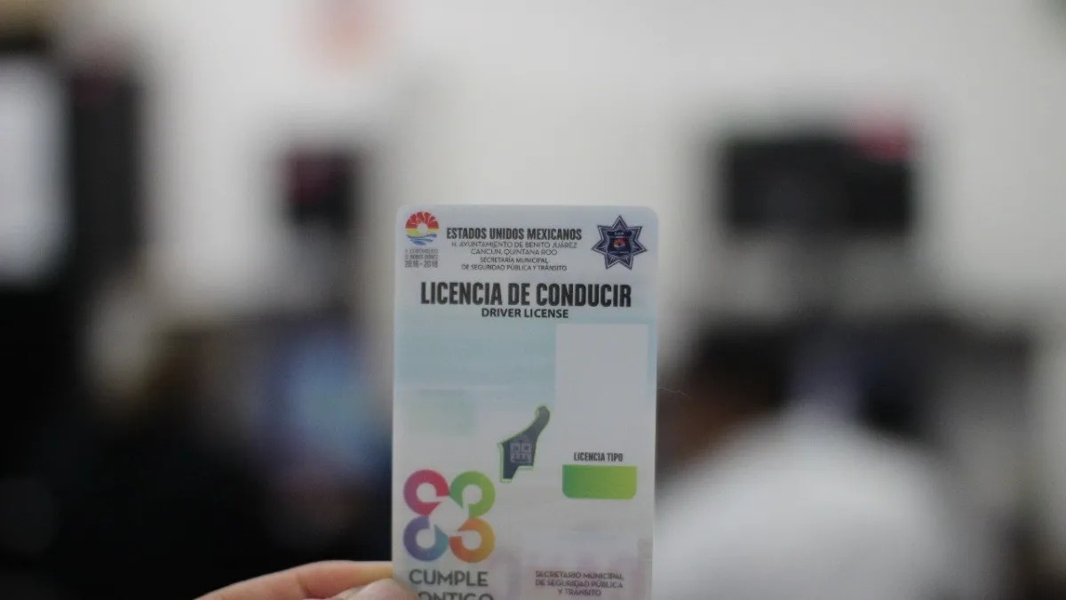 Mira los precios de las licencias de conducir en Cancún este 2024