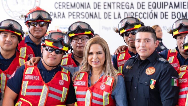 Bomberos de Playa del Carmen, los primeros en el estado con equipos de vanguardia