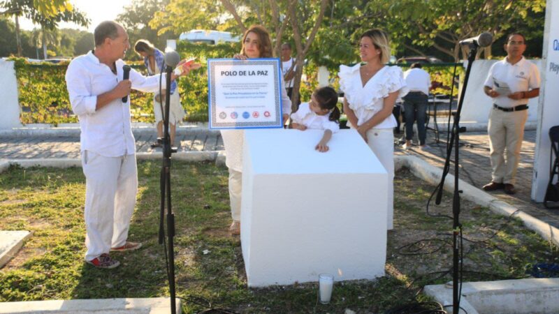 Siembran segundo Polo de la Paz en Playa del Carmen