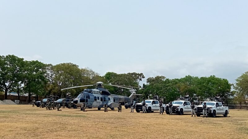 Ejército refuerza seguridad por aire y tierra en Chetumal