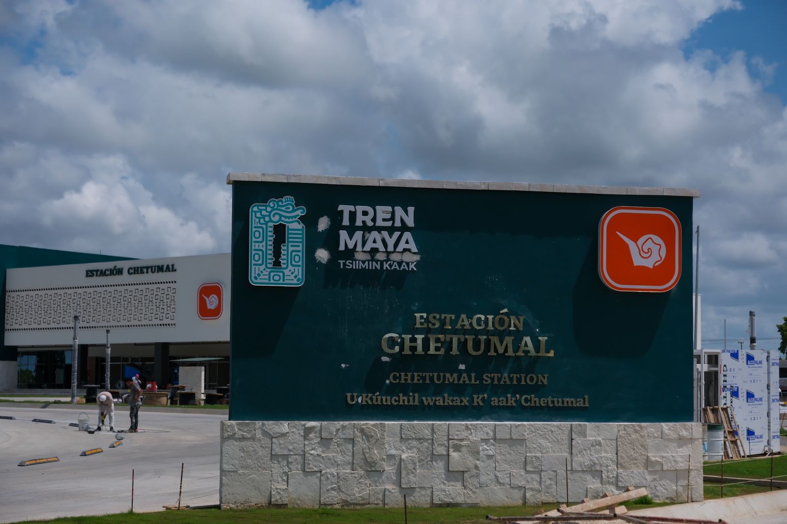 Estos son los avances en la estación del Tren Maya en Chetumal
