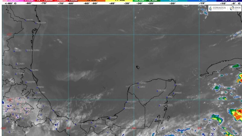 Pronostican las primeras lluvias del año para Quintana Roo
