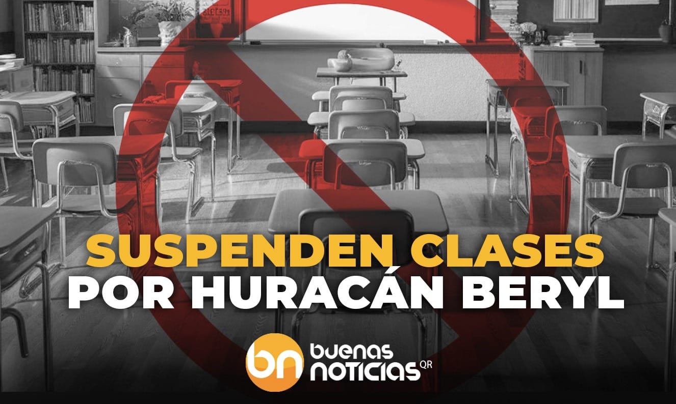 Suspenden clases en Quintana Roo por llegada del huracán Beryl