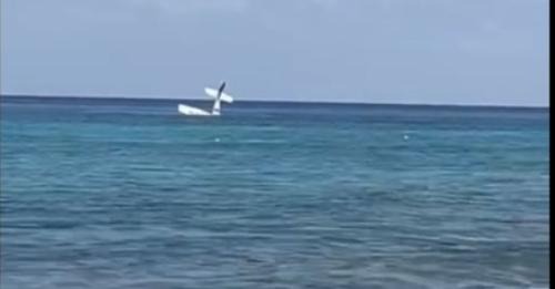 Cae avioneta en el mar de Cozumel; daba servicio de “taxi aéreo”