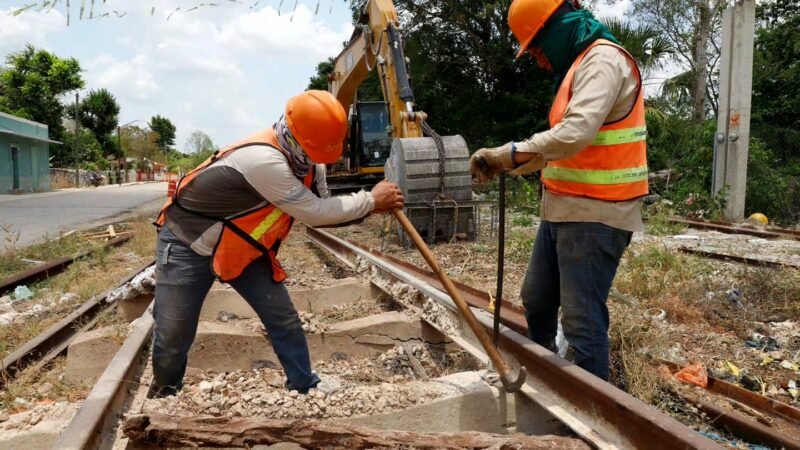 Destinan $5 mil millones para reparar vías dañadas por Tren Maya