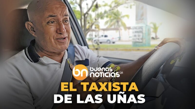 VIDEO: El “taxista de las uñas” y su fortuita popularidad en Cancún