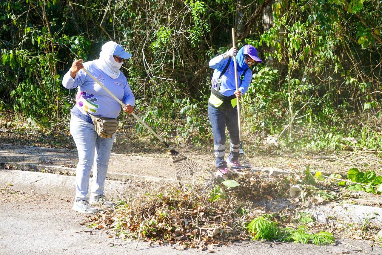 Mantienen libre de basura las calles del municipio solidarense