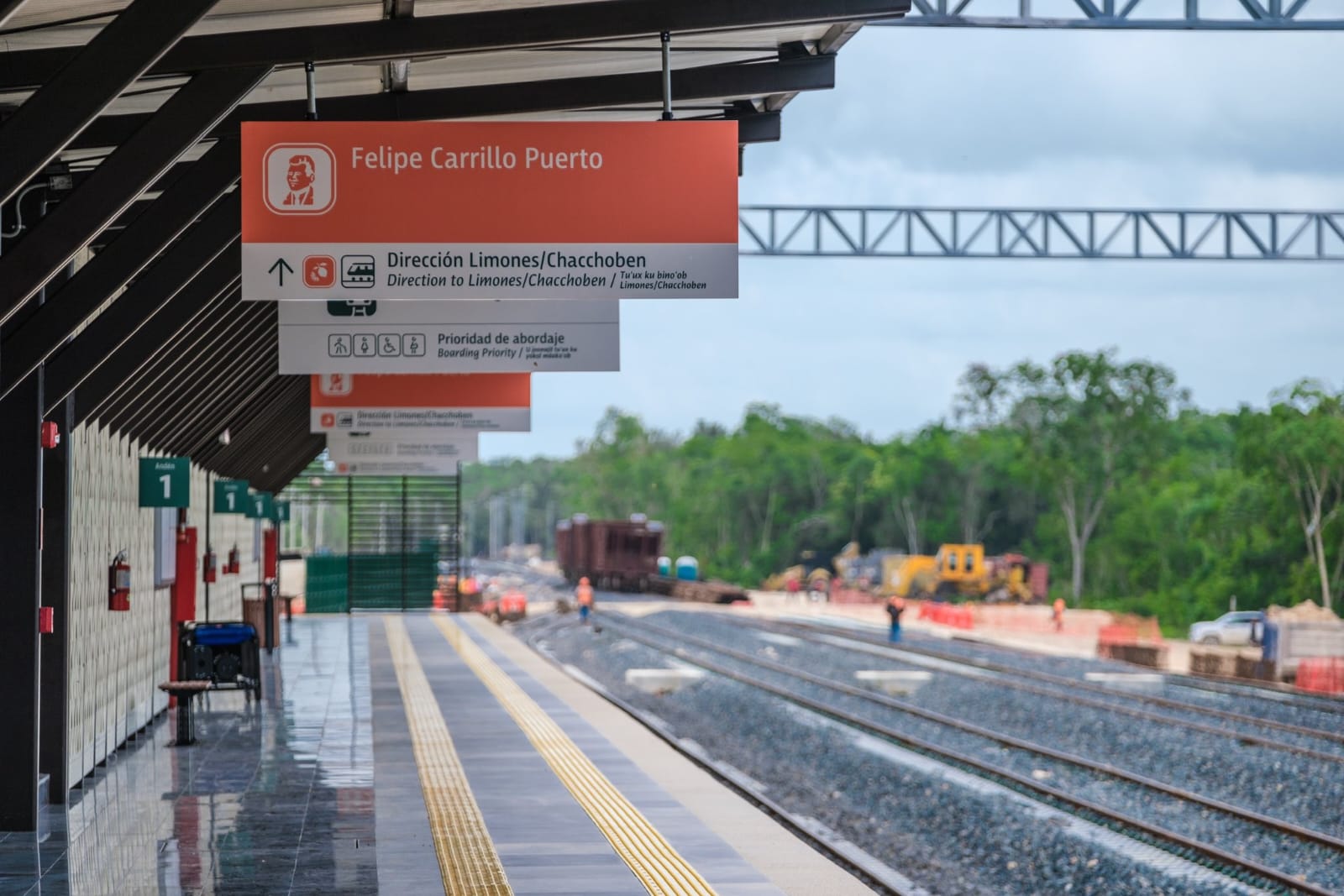 Enciende motores estación del Tren Maya en Felipe Carrillo Puerto