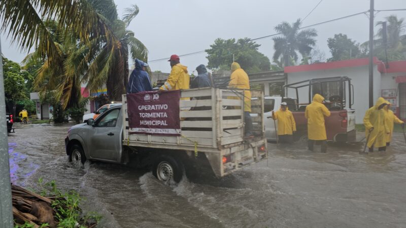 Activan planes de emergencia por tormenta “Nadine” en Chetumal