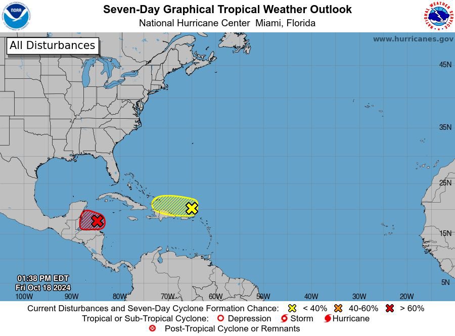 Amaga otro posible desarrollo ciclónico a Quintana Roo