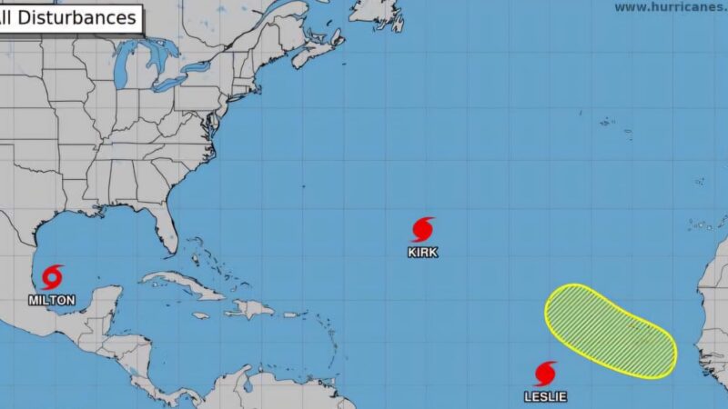 Amaga tormenta Milton a zona norte de Q. Roo; activan alerta azul