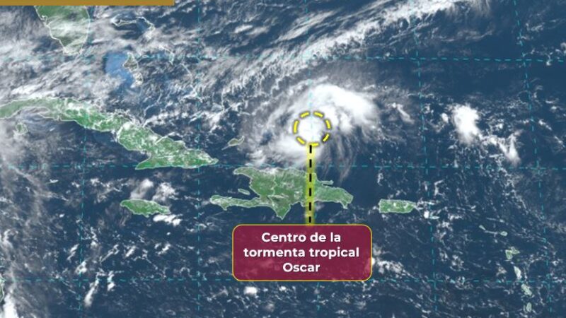 Se forma la tormenta tropical “Óscar” en el Atlántico