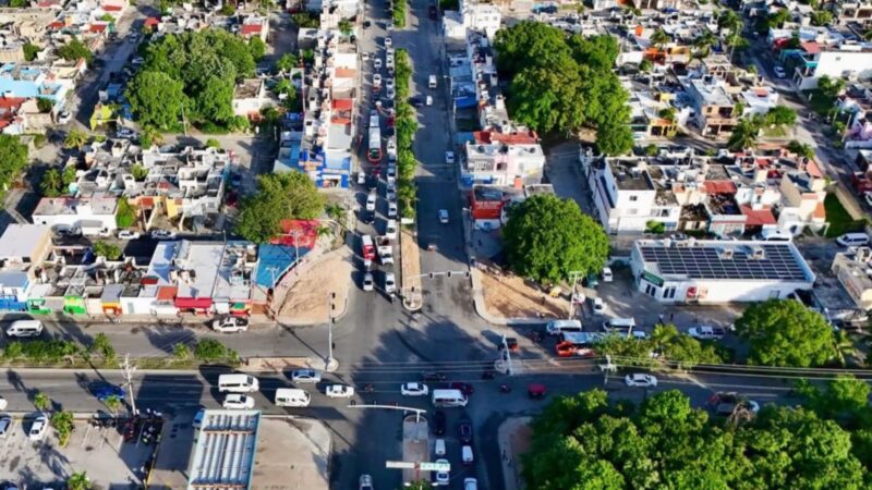 Reconocen rezago histórico en infraestructura vial en Cancún