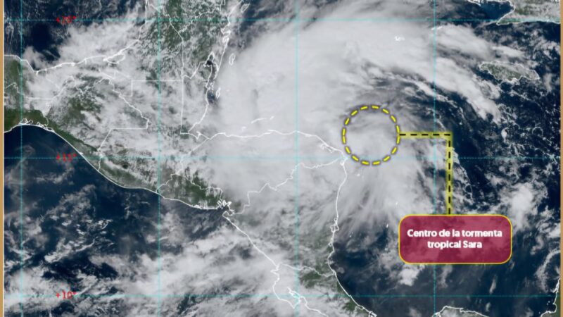 ¡Cuidado! Se forma la tormenta tropical “Sara” en el Caribe