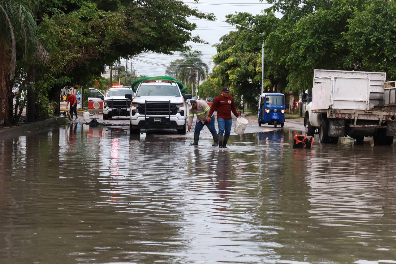 Advierten que las lluvias continuarán tres días más en Cancún