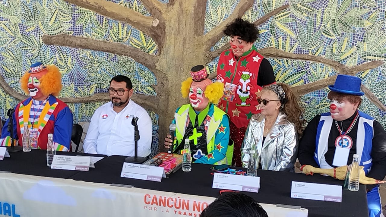 ¡Cancún se llenará de risas! Alistan payasos desfile y shows