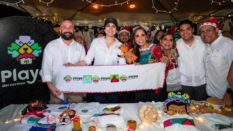 Iluminan Chetumal con árbol navideño y actividades festivas